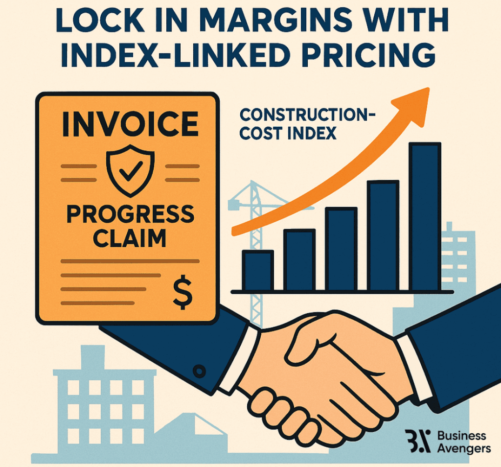 CFO strategy for margin protection using index-linked pricing models